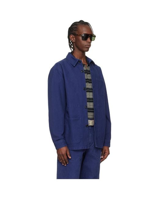 Isabel Marant Blue Ardy Jacket for men