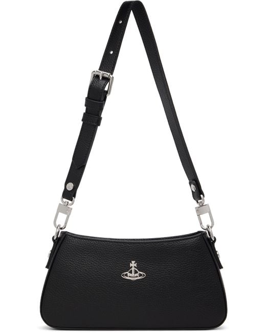 Vivienne Westwood Black Tasha Shoulder Phone Bag