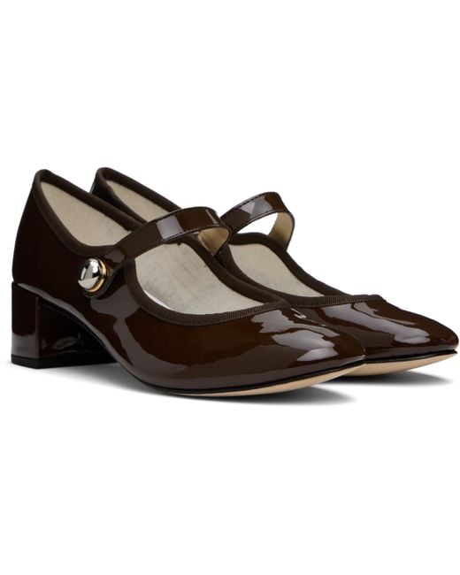 Repetto Black Fabienne Mary Jane Heels