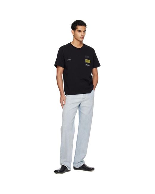 MM6 by Maison Margiela Black Label Patch T-Shirt for men