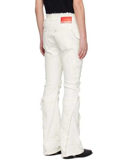 OTTOLINGER White Straight-Leg Jeans for men