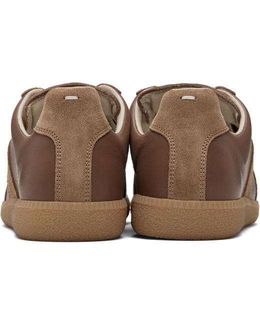 Maison Margiela Black Tan Replica Sneakers