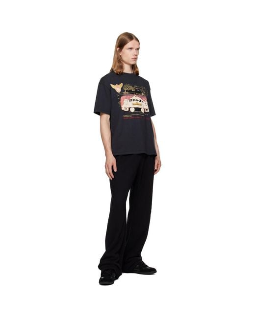 Rhude Black Slip T-Shirt for men
