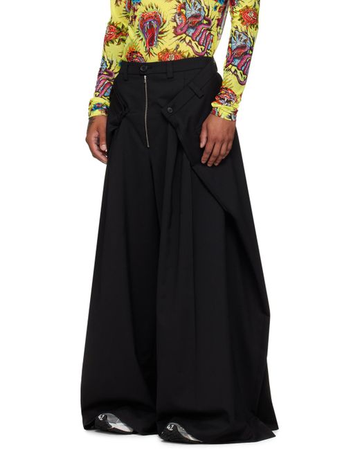Lu'u Dan Black Maxi X Maxi X Maxi Trousers for men