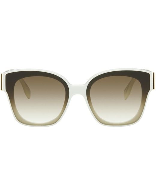 Fendi Black White ' First' Sunglasses