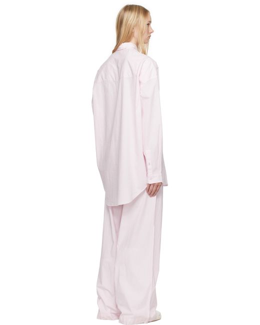 Skims Black Cotton Poplin Oversized Sleep Pyjama Set