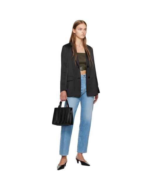 Max Mara Blue Khaki Belted Bustier