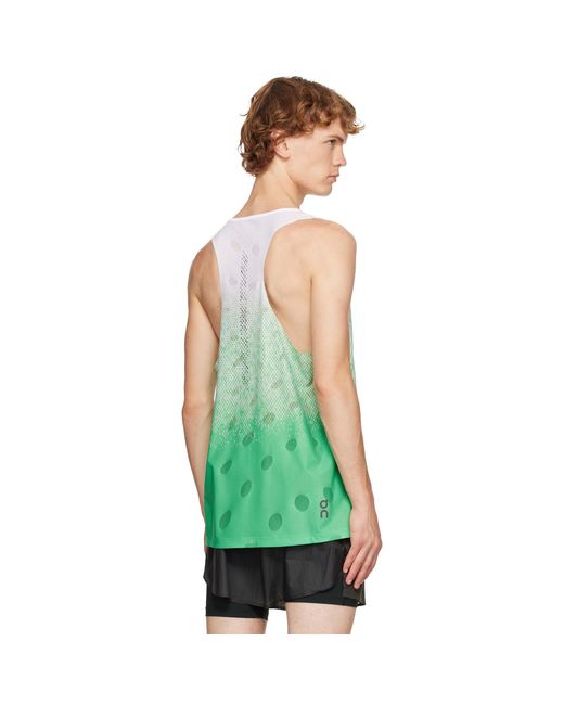 On Shoes Green Zero Breathe Running Top for men