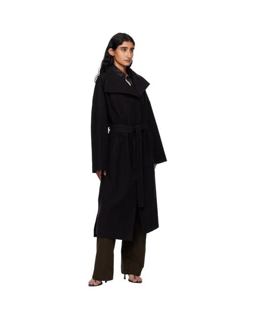 GIA STUDIOS Black Grace Long Coat