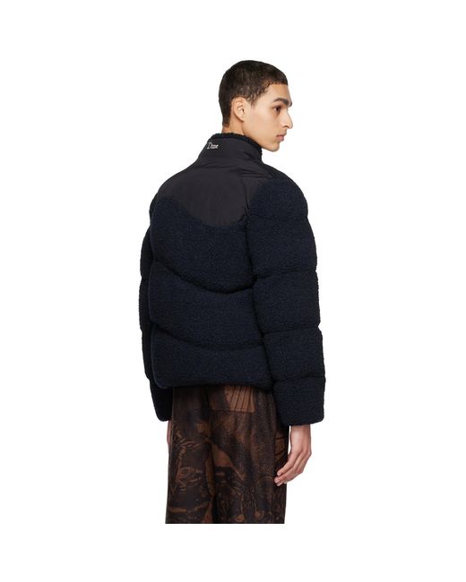 Dime Blue Puffer Jacket for men