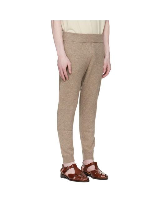 Entire studios Natural Slim Knit Lounge Pants for men
