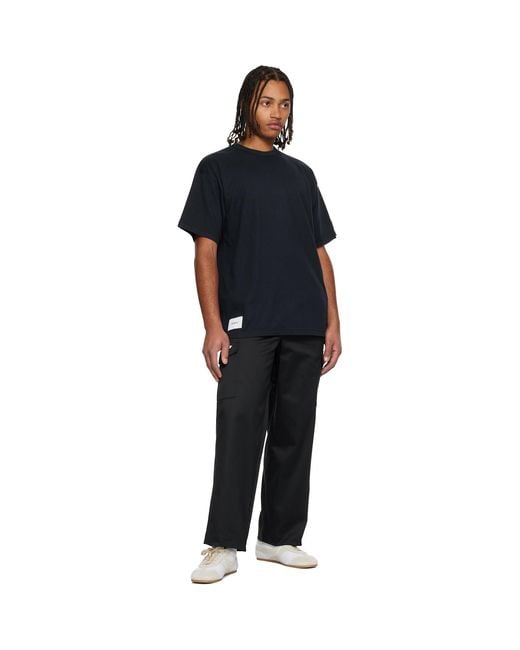 (w)taps Black Milt2501 Trousers for men