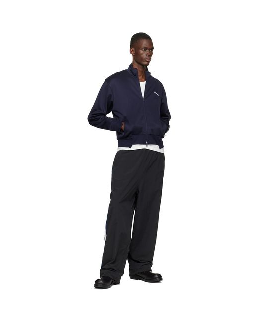 Vetements Black Gym Track Pants for men