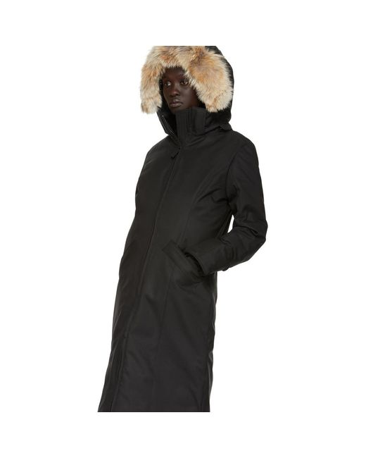 canada goose kinley parka black label