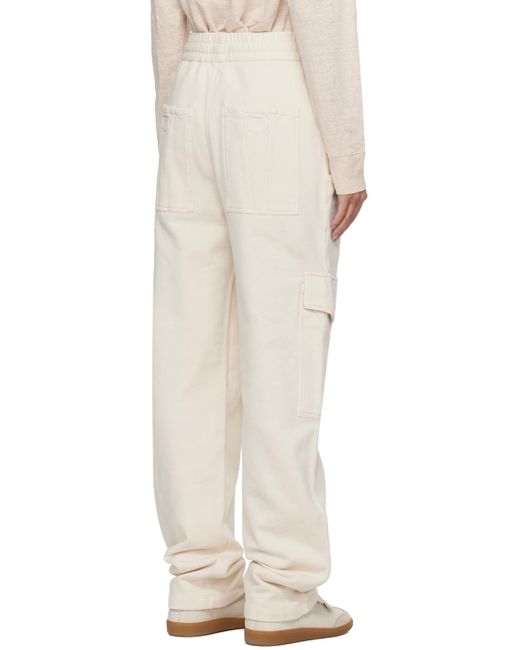 Isabel Marant Natural Off-white Peorana Trousers