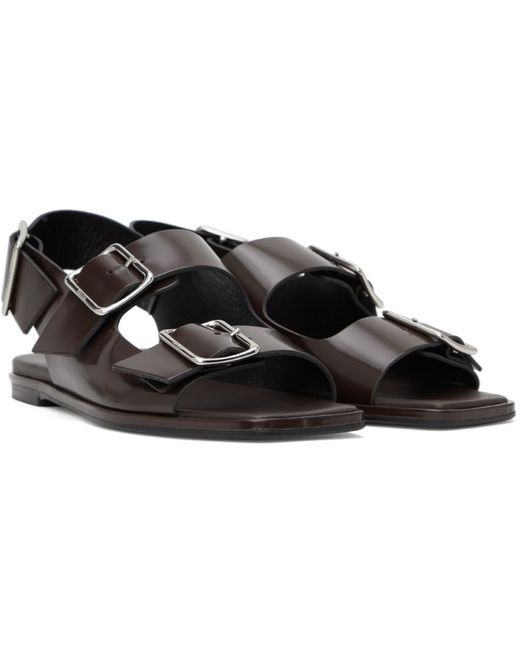 Aeyde Black Thekla Sandals