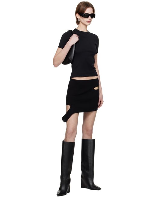 Courreges ブラック Heritage Tシャツ Black