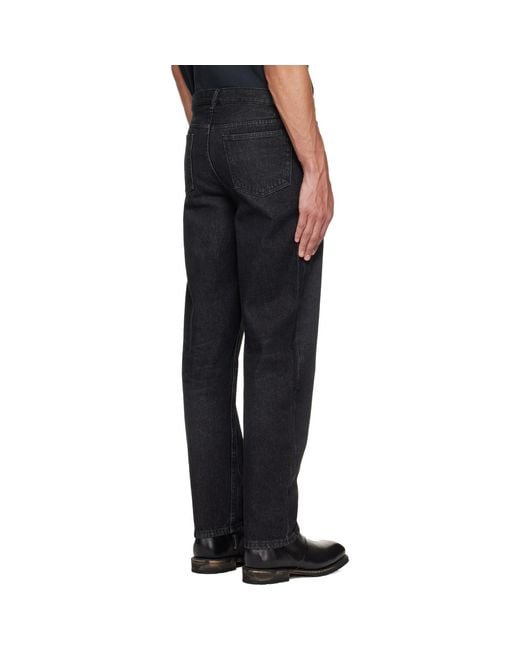 A.P.C. Black Martin Jeans for men
