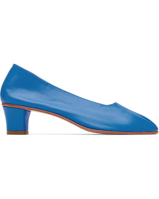 Martiniano Blue High Glove Heels