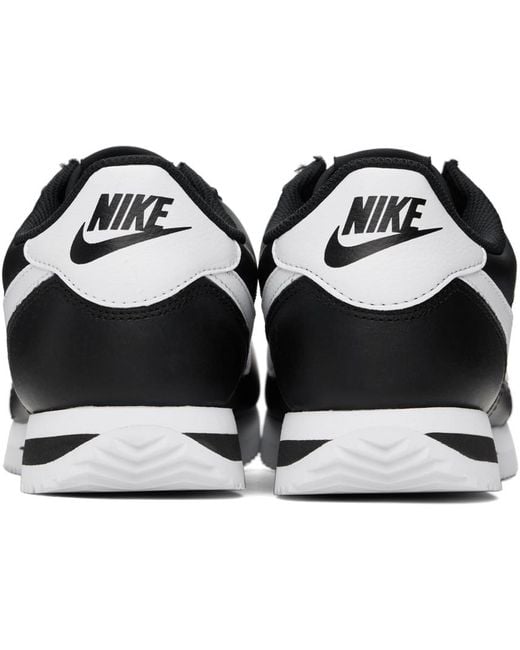 Nike Black & White Cortez Sneakers for men
