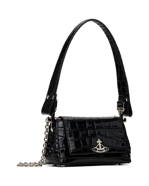 Vivienne Westwood Black Hazel Small Hand Bag