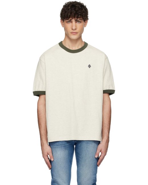 Uniform Bridge Multicolor Off- 'Ubc' Ringer T-Shirt for men