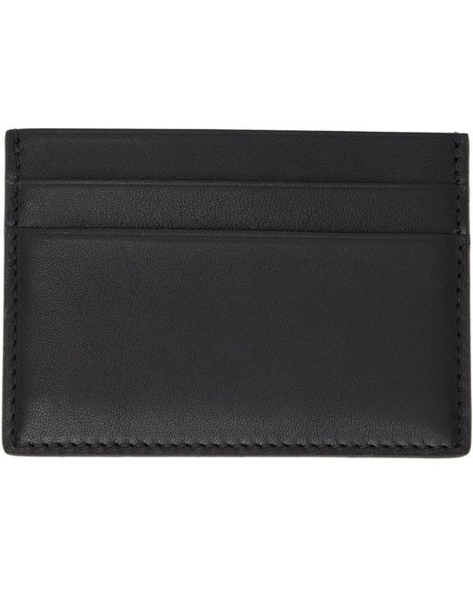 Common Projects Black Stamp Card Holder for men