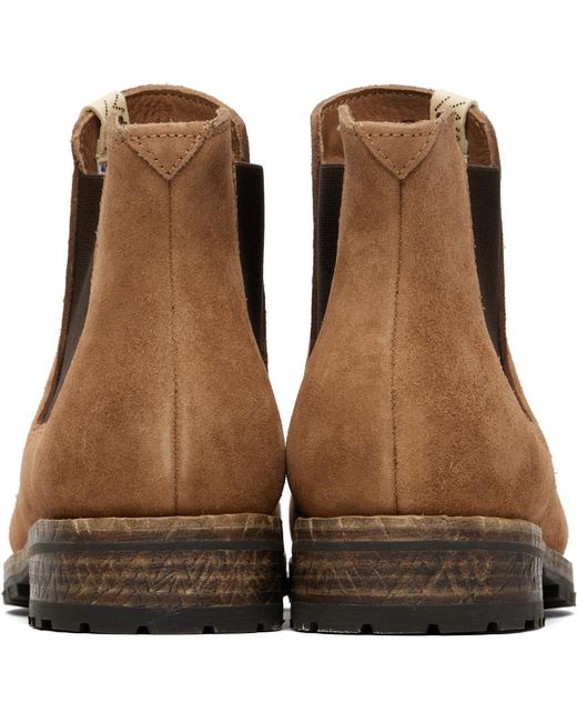 Visvim Black Gornergrat Mid-Folk Chelsea Boots for men