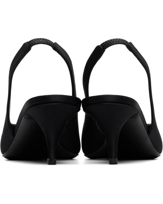 AMINA MUADDI Black Anok Sling 55 Heels
