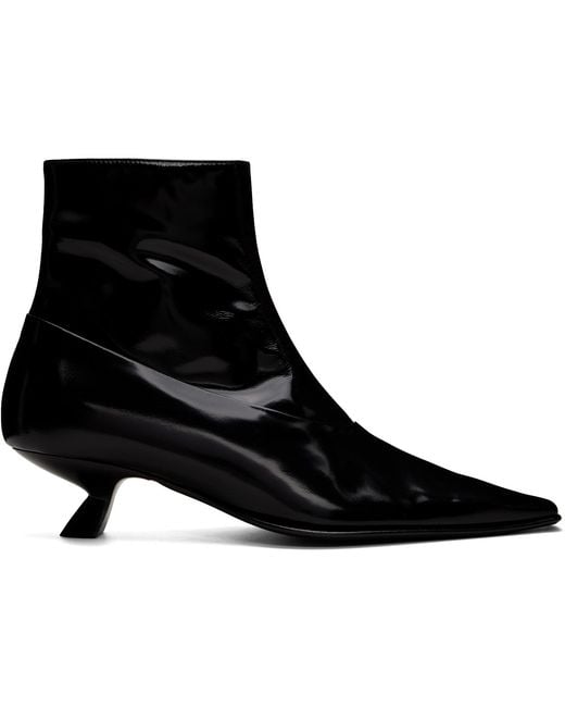 Marni Black Leather Boots