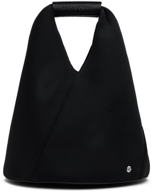 MM6 by Maison Martin Margiela Black Triangle Bucket Tote for men