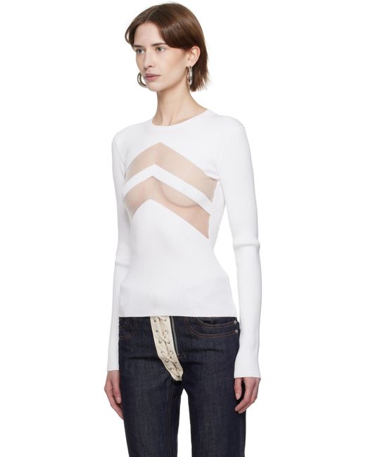 Jean Paul Gaultier Multicolor 'The Chevrons' Sweater