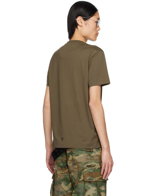 Givenchy Green Slim Fit T-shirt for men