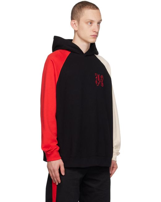 Palm Angels Black Moneygram Haas F1 Edition 'racing' Hoodie for men