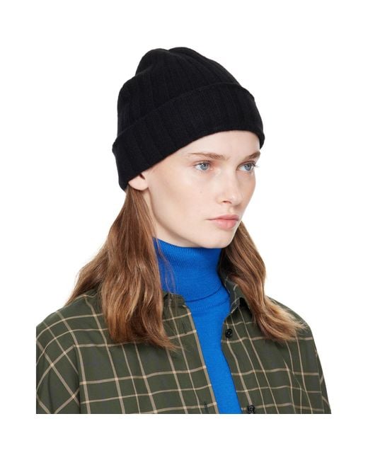 Totême Blue Cashmere Beanie