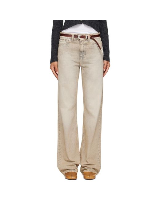 Our Legacy Natural Boot Cut Jeans