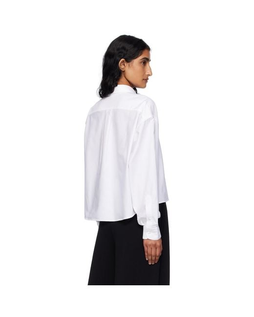 A.P.C. White Sophia Button Down Shirt