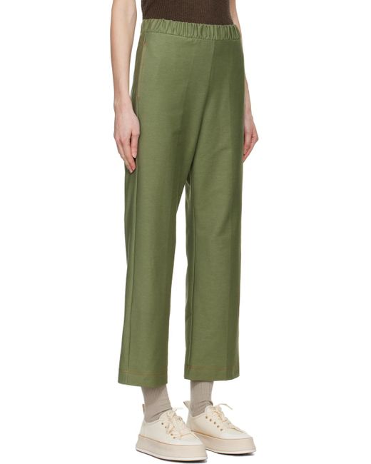 Max Mara Green Ballata Trousers