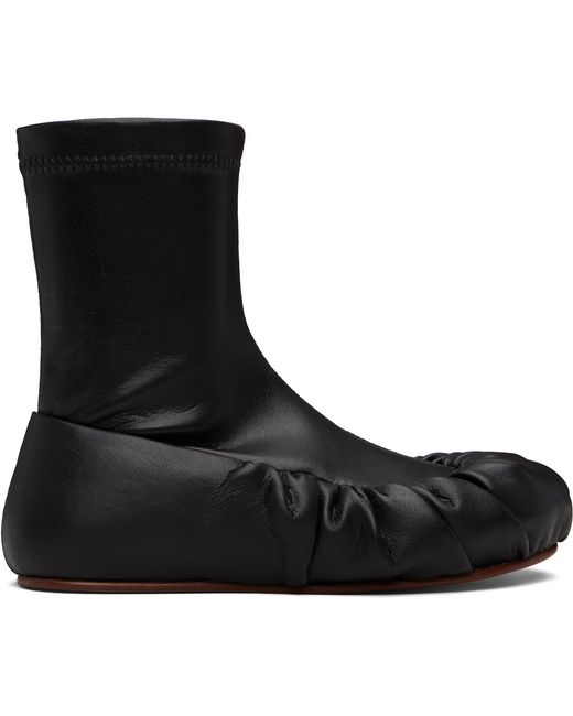 Yume Yume Black Ballerina Mid Boots for men