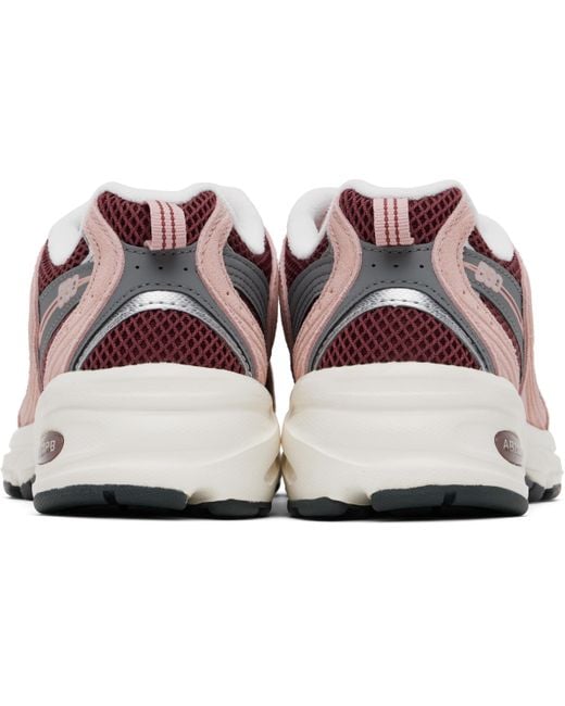 New Balance Black Burgundy & 530 Sneakers