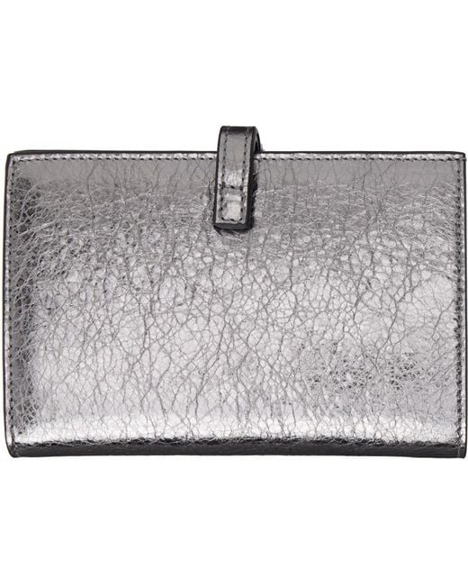Givenchy Metallic Silver Voyou Wallet