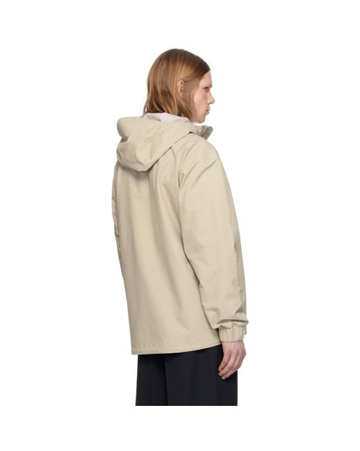 Moncler Natural Bise Hooded Rain Jacket for men