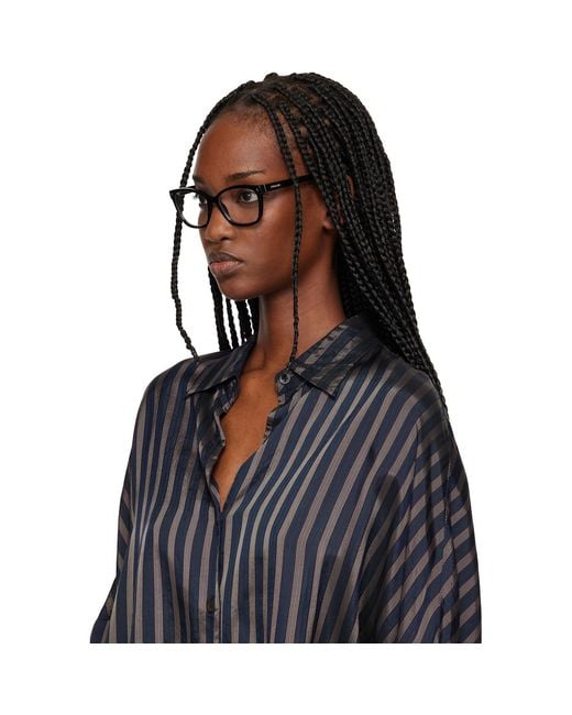 Prada Black Square Glasses