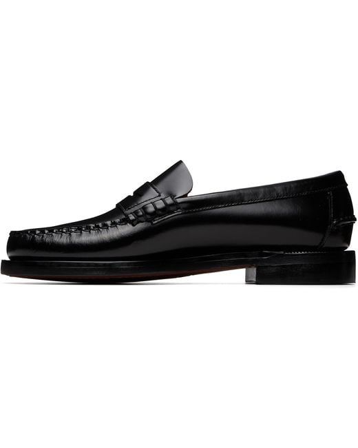 Sebago Black Classic Dan Loafers for men