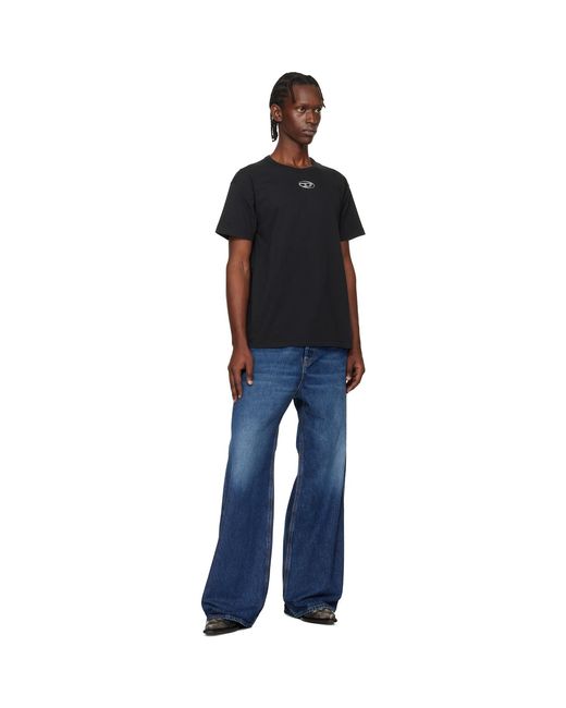 DIESEL Black T-Norm-Iod T-Shirt for men