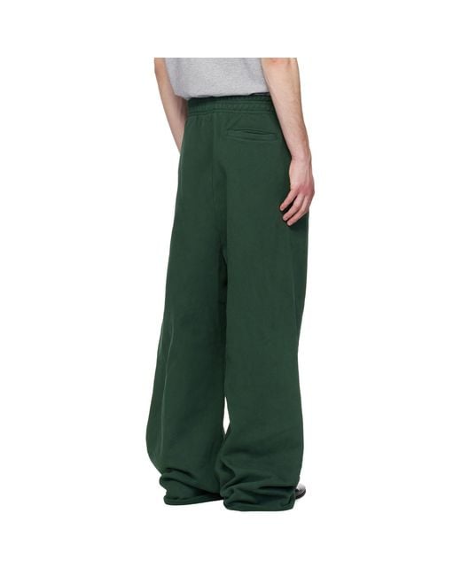 Entire studios Green Full Sweatpants for men