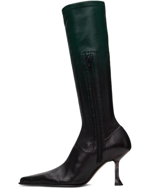 Miista Black Carlita Tall Boots