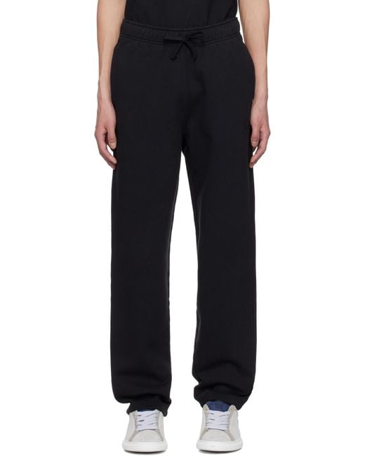 メンズ 1017 ALYX 9SM ブラック ストレートレッグ スウェットパンツ Black