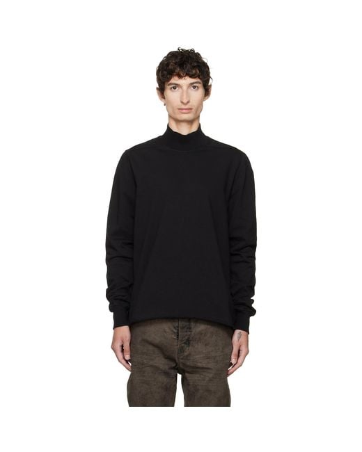 Rick Owens Black Tower Headon Dbl Sweatshirt for men
