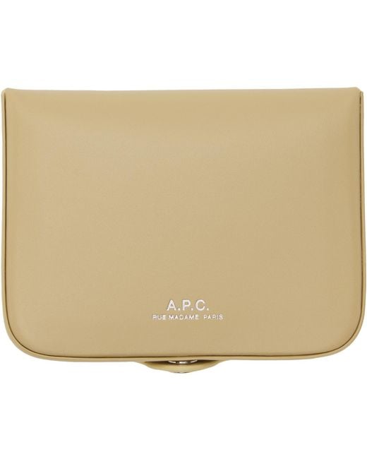 A.P.C. Natural Josh Coin Pouch for men